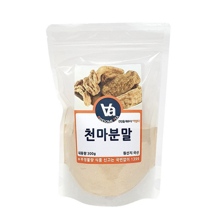 어썸티 국산 천마 가루 분말 300g, 1팩 대표 이미지 - 무주 천마 추천