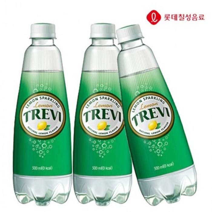 트레비500 맛있는 레몬 탄산수 트레비레몬 500ml 12개 대표 이미지 - 맛있는 탄산수 추천