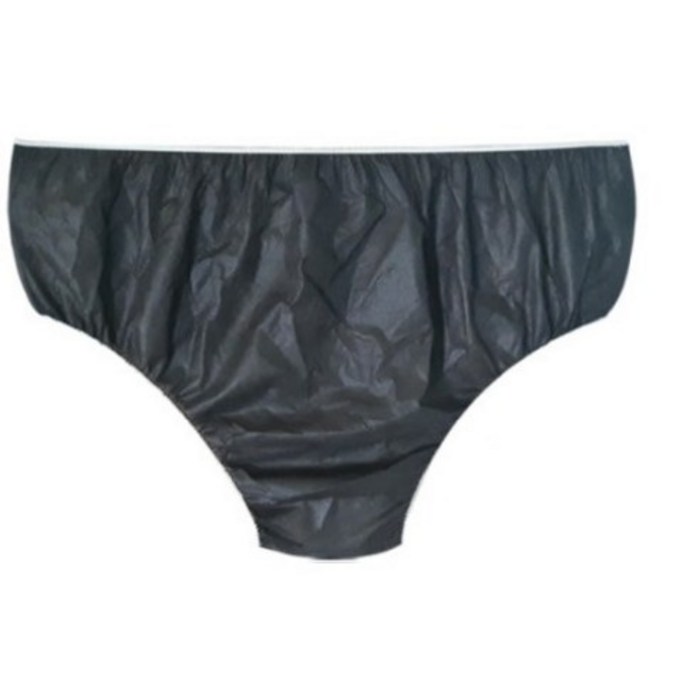 탈리야 일회용 삼각팬티 3XL 4XL 블랙 100개 아로마 마사지 특대 부직포 팬티 업소용 대표 이미지 - 일회용 속옷 추천