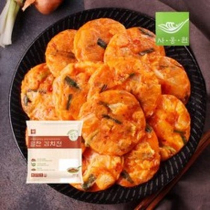 사옹원 알찬김치전 1kg 1봉 30g 34개입, 1개 대표 이미지 - 김치전 추천