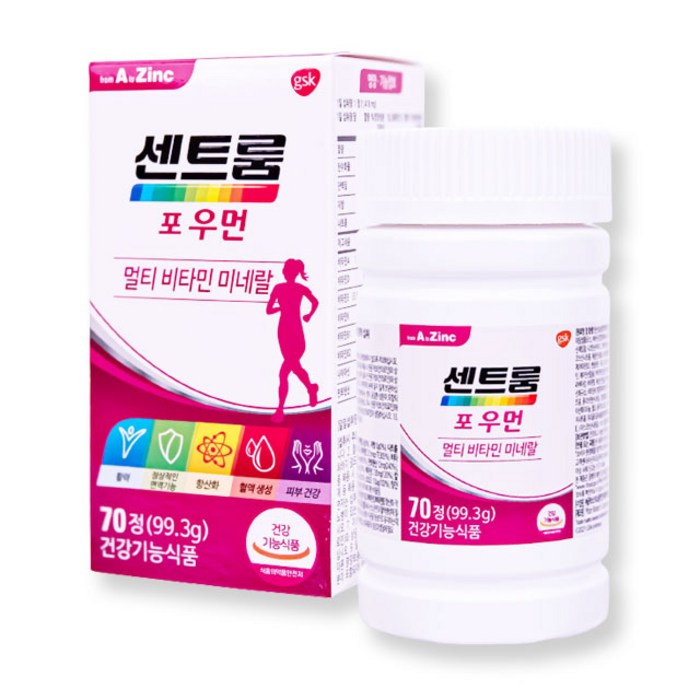 센트룸 멀티 비타민 포 우먼, 70정, 1개 대표 이미지 - 여자 영양제 추천