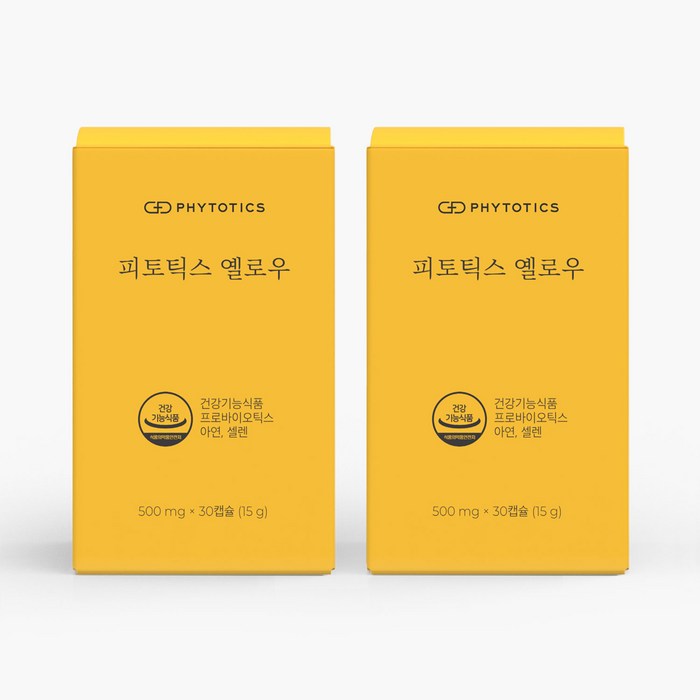 피토틱스 옐로우 30억보장 아연 질 유래 특허유산균, 30정, 2개 대표 이미지 - 피토틱스 유산균 추천