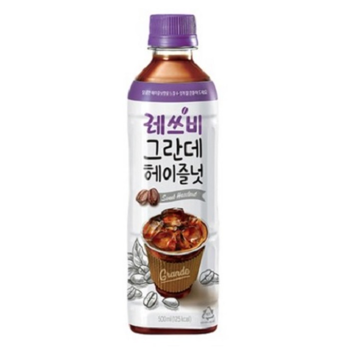 레쓰비 그란데 헤이즐넛 500ml, 24개 대표 이미지 - 콘트라베이스 커피 추천
