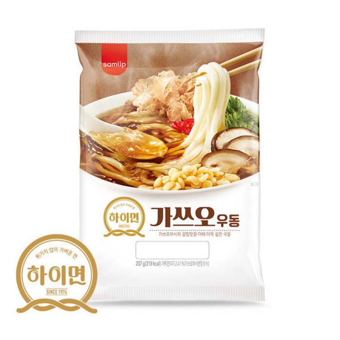 삼립 하이면 가쓰오우동 우동, 10봉, 207g 대표 이미지 - 사누끼 우동 추천