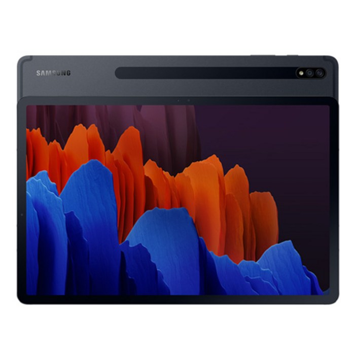 삼성전자 갤럭시 탭S7+ 12.4 Wi-Fi 256GB, SM-T970N, 미스틱블랙 대표 이미지 - 인강용 태블릿 추천