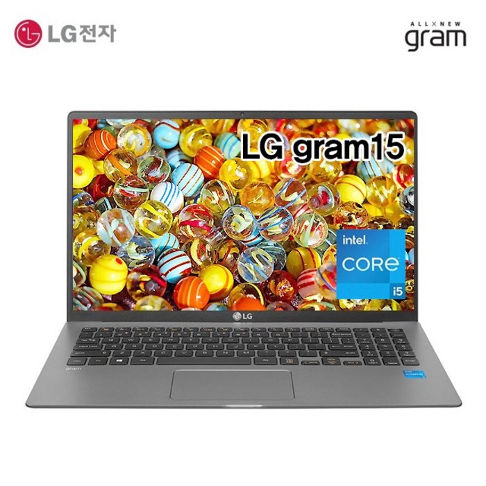 LG 그램 15.6인치 11세대 코어 i5 512GB RAM 16GB WIN11 포함 15Z95N 노트북 사은품 한글 키스킨 증정, WIN11 Home, 코어i5, 그레이 대표 이미지 - 360도 노트북 추천