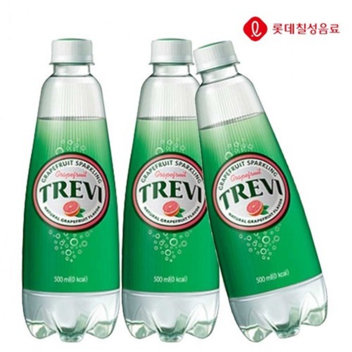 트레비자몽 500ml 맛있는 탄산수 자몽 트레비500 20개 대표 이미지 - 맛있는 탄산수 추천