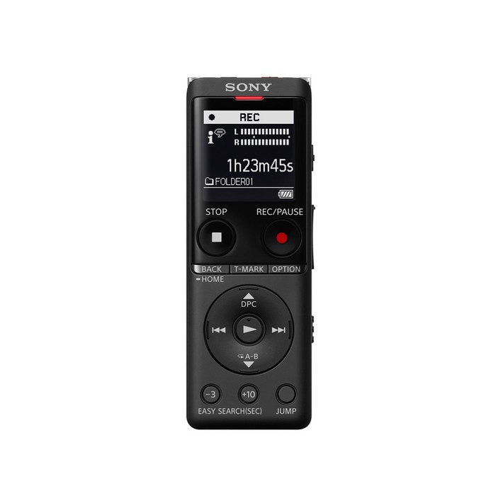소니 보이스레코더 소형 휴대용 녹음기, ICD-UX570F, 블랙 대표 이미지 - 보이스 레코더 추천