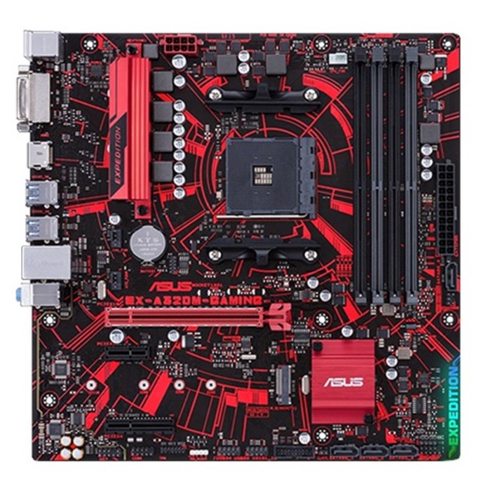 [ASUS] EX A320M-GAMING STCOM (AMD A320/M-ATX) 대표 이미지 - AMD 메인보드 추천