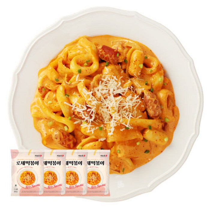 석관동떡볶이 로제떡볶이 4팩, 단품 대표 이미지 - 로제 떡볶이 추천