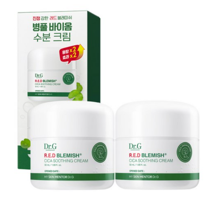 닥터지 레드 블레미쉬 시카 수딩 크림 듀오, 50ml, 10개 대표 이미지