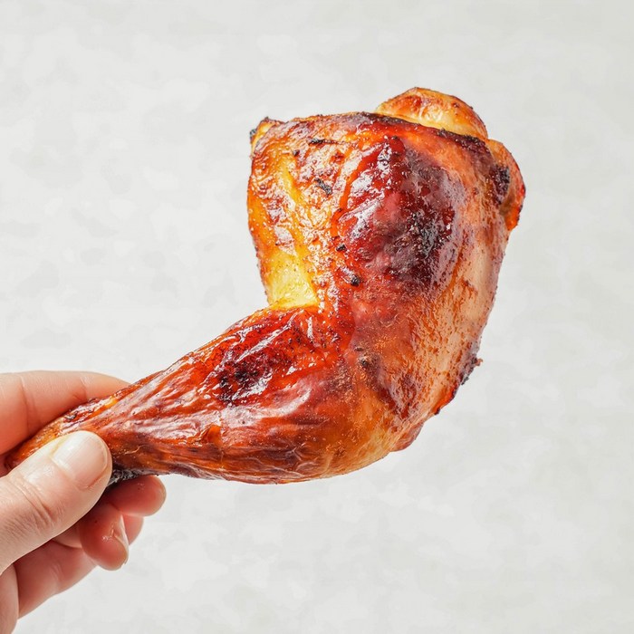구어조은닭 에어프라이어치킨 통닭다리 500g (3개 구매시 1개더), 통닭다리500g+콘 소스 100g 대표 이미지 - 오븐치킨 추천