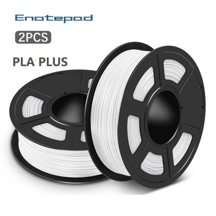 PLA 필라멘트 Enotepad 1.75mm PLA 플러스 필라멘트 +-0.02mm 허용 오차 및 거품 없음 PLA + 무해한 소재, 01 PLA PLUS-WT-2KG_09 CHINA