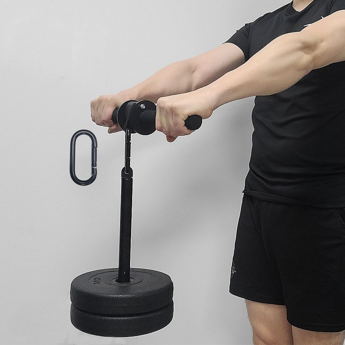 마이홈피트 추감기 리스트롤러 전완근 손목 운동 기구, 리스트롤러 단품 1kg 대표 이미지 - 전완근 운동 추천