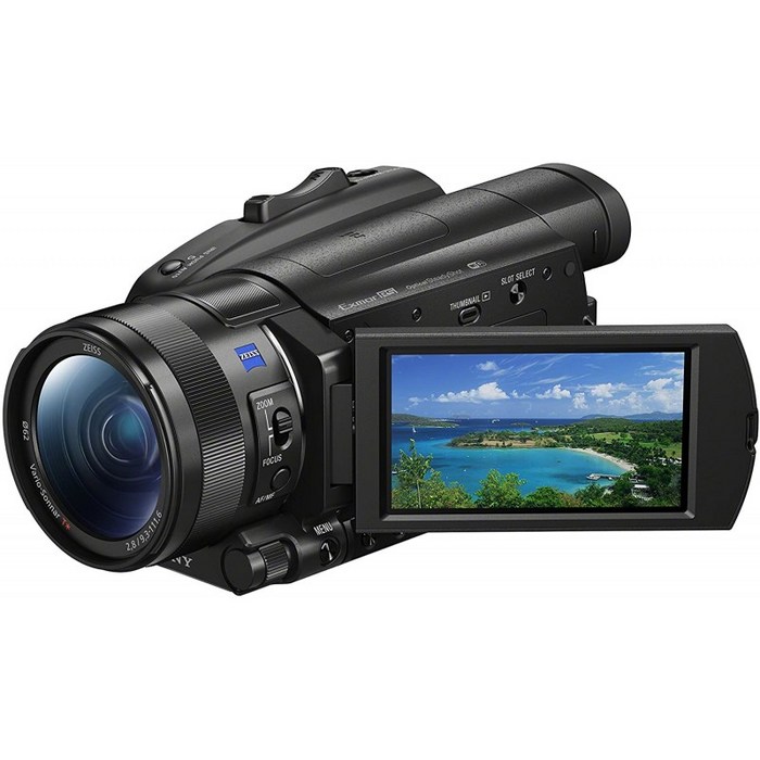 Sony FDRAX700 / B FDR-AX700 4K HDR 캠코더 블랙, 단일옵션