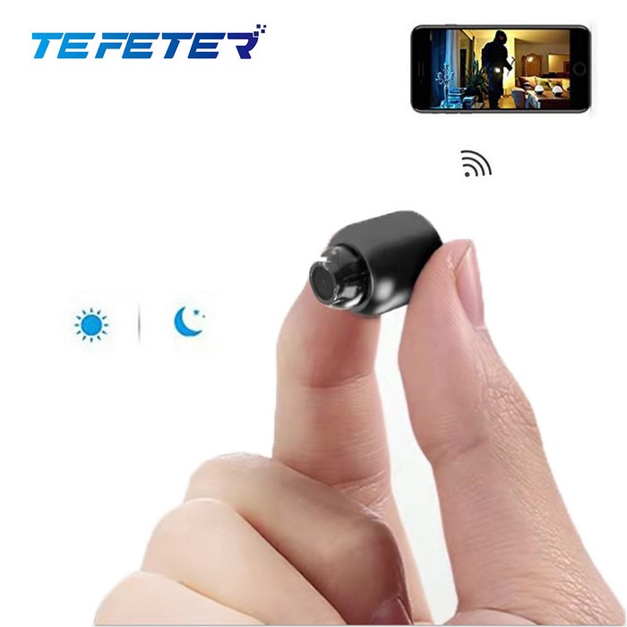 TEFETER 무선 카메라 홈 카메라 HD 카메라 야간에 사용 가능 웹캠 CCTV 아기와 애완동물을 간호 대표 이미지 - 초소형 카메라 추천