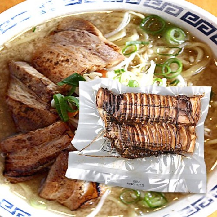 오지상구루메 슬라이스 차슈 1봉 (25-30개) 500g 라멘 토핑 라면 생라멘, 1개 대표 이미지 - 차슈 추천