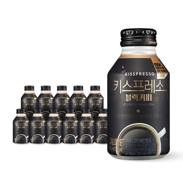칼로바이 키스프레소 블랙커피, 275ml, 12개 대표 이미지 - 다이어트 아메리카노 추천