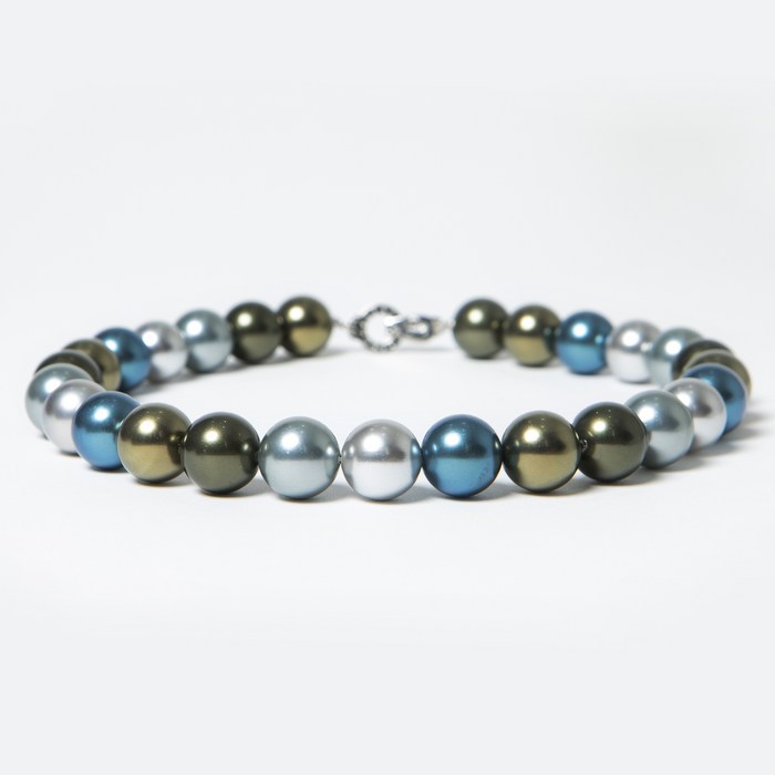 왕진주 멀티 다크 14mm 목걸이 Princess Multi Dark Pearl 14mm Necklace 대표 이미지 - 왕진주 목걸이 추천
