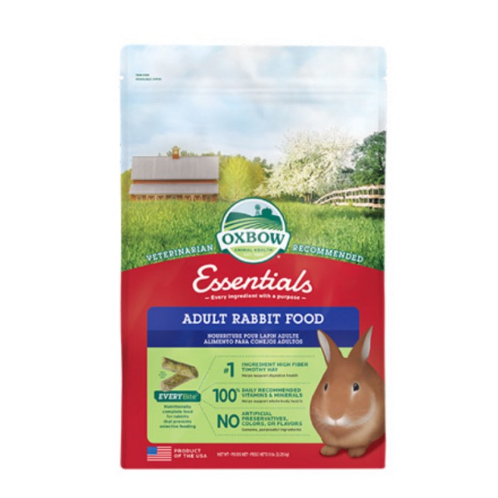 옥스보우 토끼 티모시 펠렛 사료 2.25kg, 2.25kg, 1개