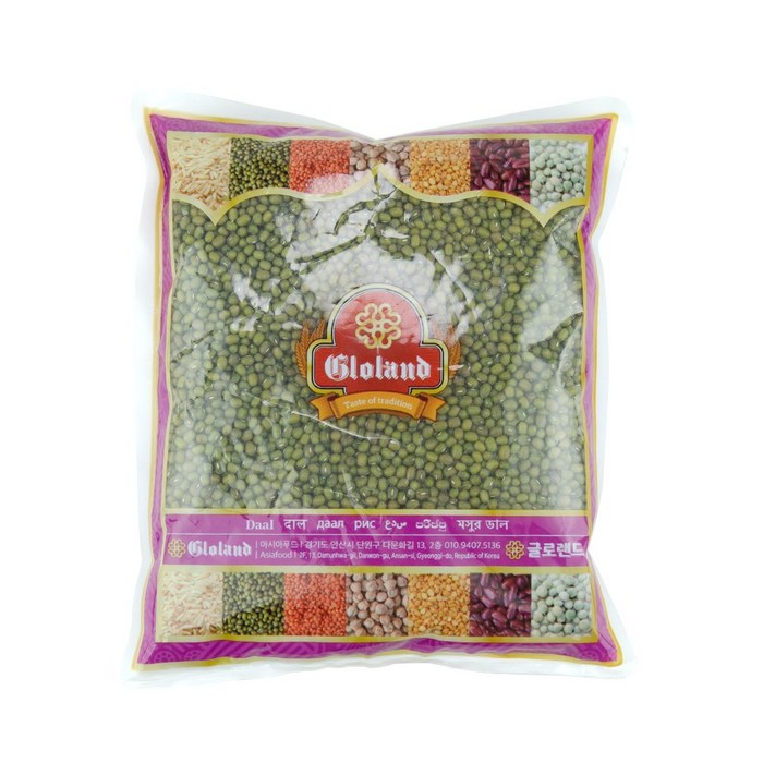 GLOLAND 글로랜드 녹두 GREEN MUNG BEAN, 1개 대표 이미지 - 녹두 추천