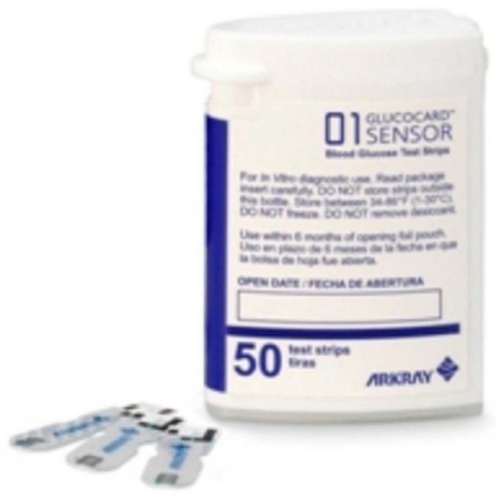 [구매대행] Arkray 740050 Blood Glucose Test Strips Glucocard 01 (Pack of 50), 1