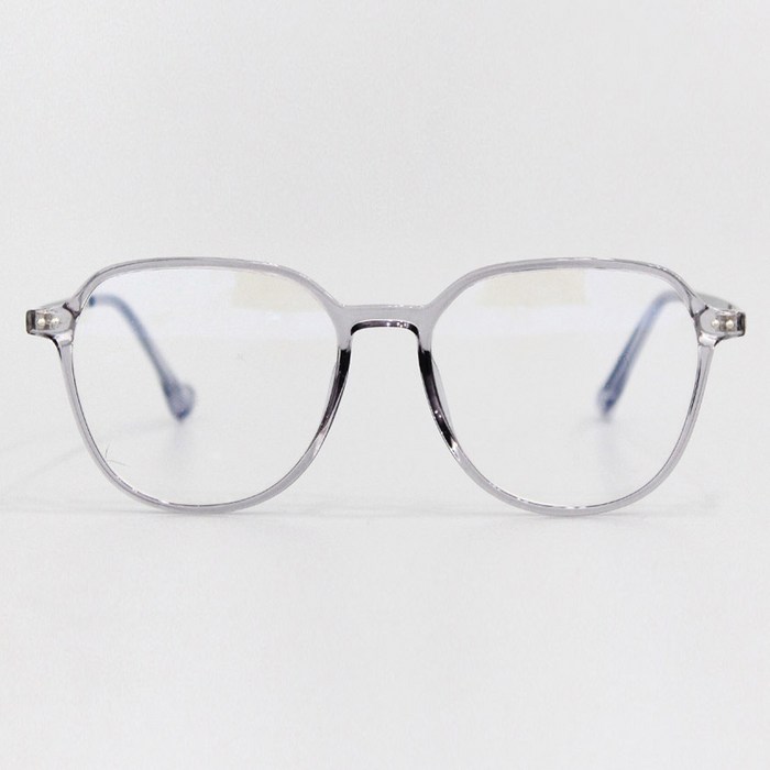 [라피던트] 마리 투명 뿔테 블루라이트 차단 안경 (C2002) 대표 이미지 - 그레이 뿔테 추천