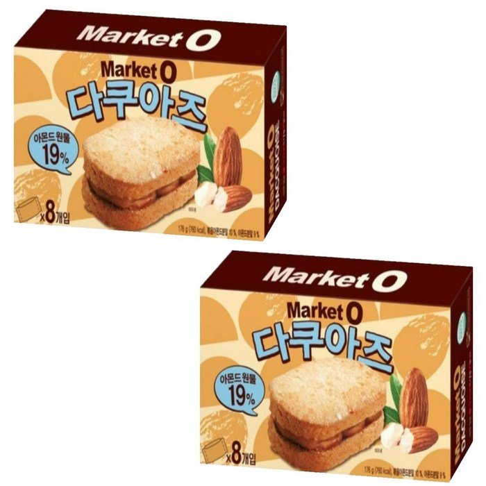 오리온 마켓 오 다쿠아즈, 176g, 2박스 대표 이미지 - 다쿠아즈 추천