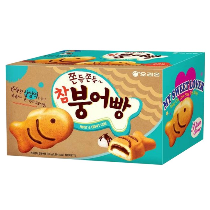 오리온 참붕어빵, 696g, 1개 대표 이미지 - 오리온 과자 추천