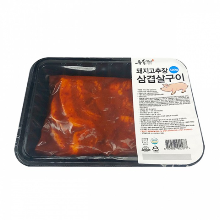 더조은푸드 [부촌푸드]고추장 삼겹살구이 500g, 1 대표 이미지 - 고추장 삼겹살 추천