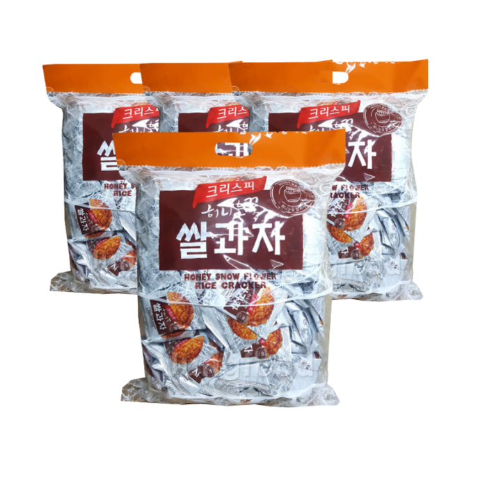 크리스피 허니눈꽃 쌀과자, 1kg, 4개 대표 이미지 - 쌀과자 추천