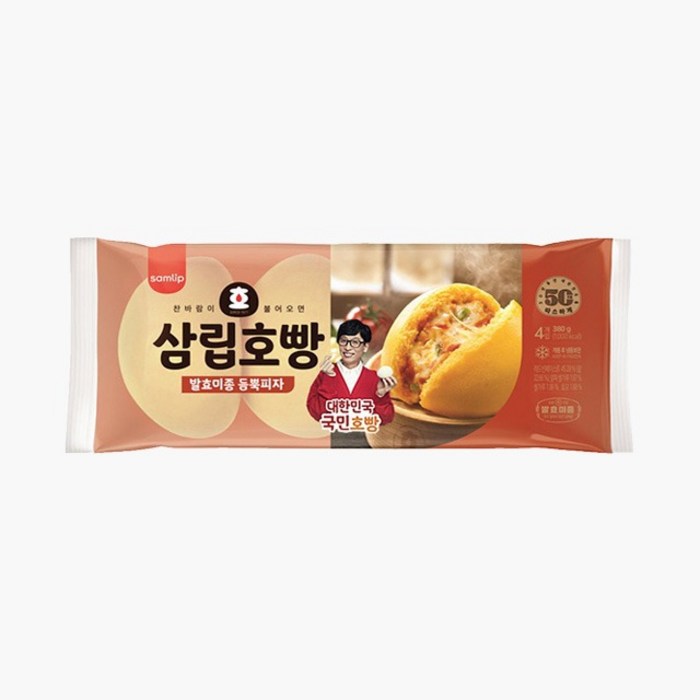 삼립 피자호빵 4개입, 2봉, 360g 대표 이미지 - 피자빵 추천