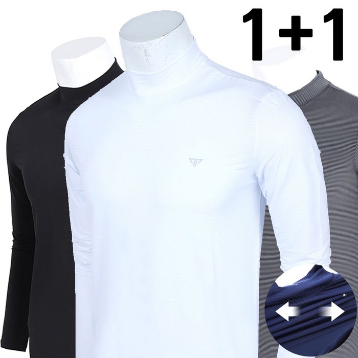 노블진 11 남성 냉감 쿨링티셔츠 쿨티 반목티셔츠 쿨링 반폴라티 상의