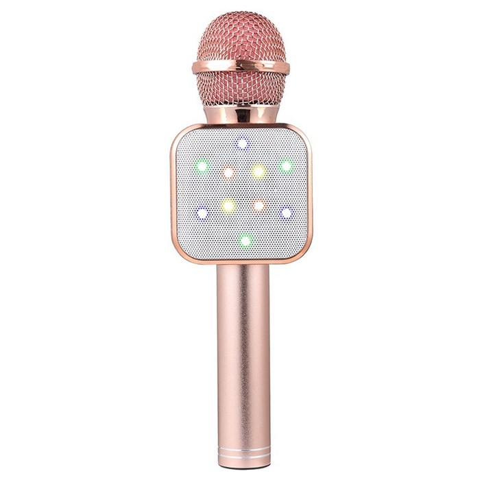 AFBEST 무선 블루투스 핸드 헬드 마이크 스피커 온라인 교사 키즈 어린이를위한 로즈 골드 led, Rose Gold_One Size, Rose Gold_One Size 대표 이미지 - 재봉틀 추천