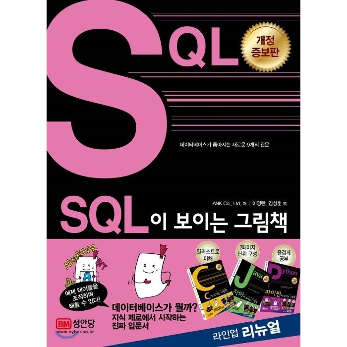 SQL이 보이는 그림책, 성안당 대표 이미지 - SQL 책 추천