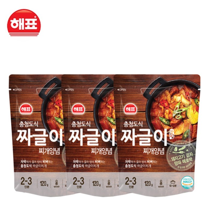 사조해표 짜글이 찌개양념(120g), 3개 대표 이미지 - 짜글이 추천