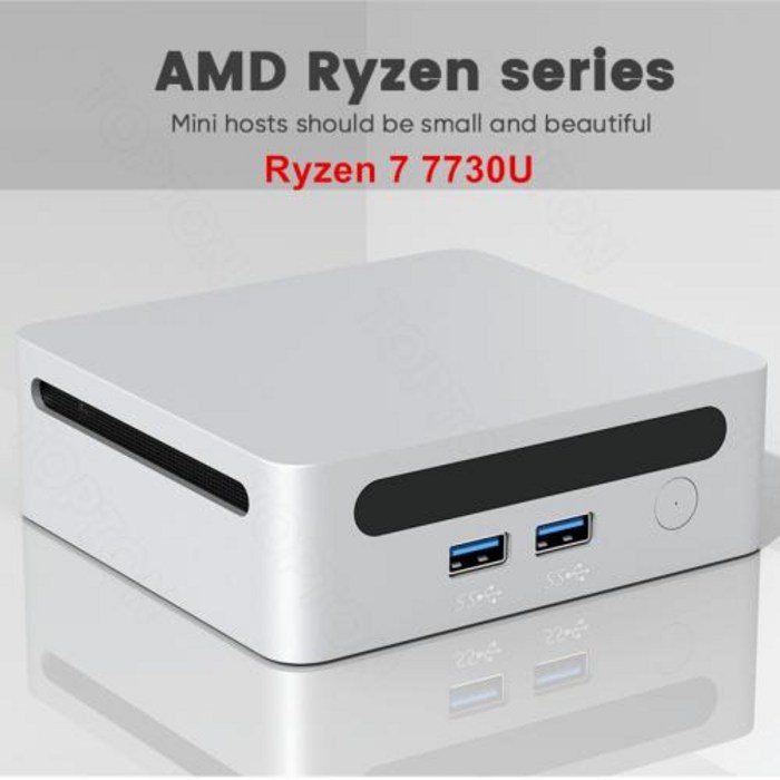 DARAM 게이밍 데스크탑 컴퓨터 미니 PC AMD Ryzen 7 7730U R9 5900HX 윈도우 11 베어본 8K WiFi6 BT52 2xDDR4 2xNVMe 신제품, 없음, 없음, 6) 8GB DDR4 256GB NVMe Ryzen 대표 이미지 - 중고컴 추천