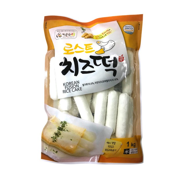 떡안애 로스트 치즈떡, 1kg, 2봉 대표 이미지 - 치즈떡 추천