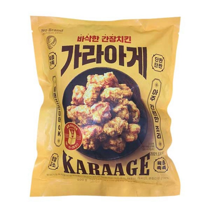 노브랜드 바삭한 간장치킨 가라아게 600g 대표 이미지 - 간장치킨 추천