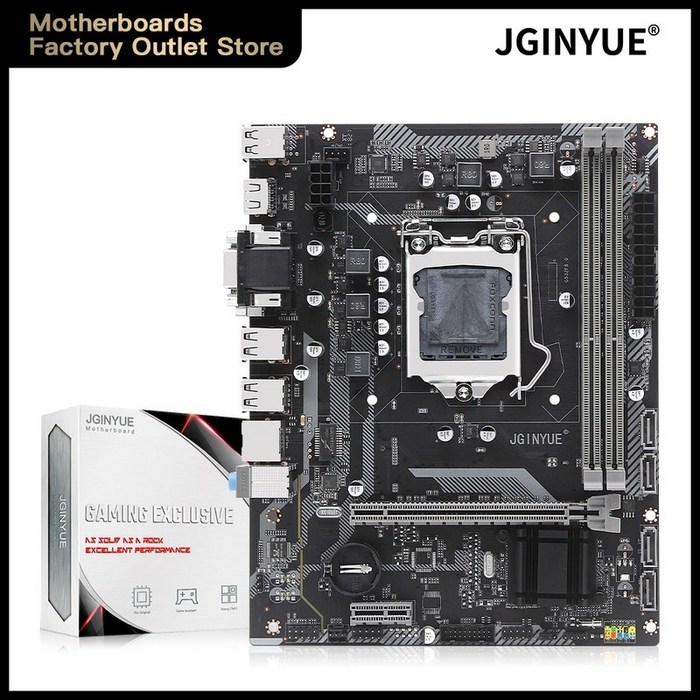 메인보드 박격포 JGINYUE H61 마더 LGA 1155 지원 DDR3 Ram 메모리 코어 i3i5i7 프로세서 PC 게이머 VGA HDMI Micro-ATX H61G532 대표 이미지 - 채굴용 메인보드 추천