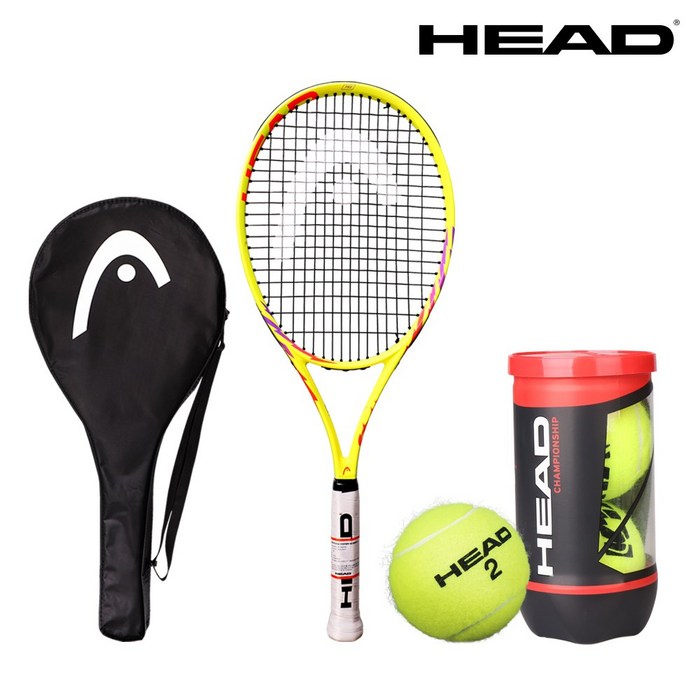 HEAD 헤드 스파크 프로 테니스 라켓 + 챔피온쉽 캔볼(2입) 대표 이미지 - 라테스민턴 추천