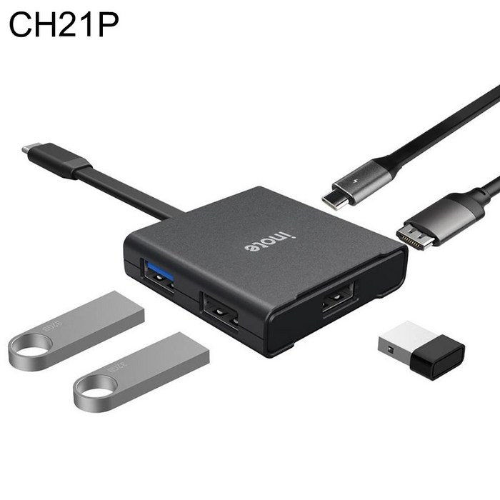 iNote USB-C타입 멀티포트 허브 FS-CH21P