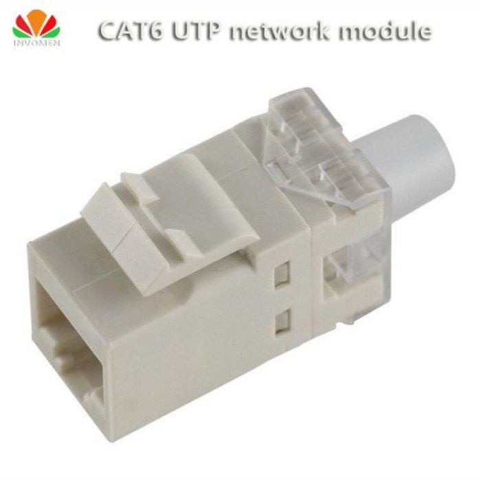 800 흰색 UTP RJ45 커넥터 CAT6 네트워크 모듈 정보 소켓 컴퓨터 콘센트 케이블 어댑터 Amp 이더넷 용