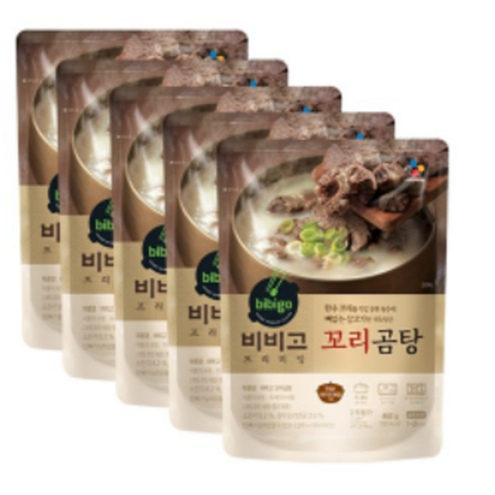 비비고 꼬리곰탕, 460g, 5개 대표 이미지 - 꼬리곰탕 추천