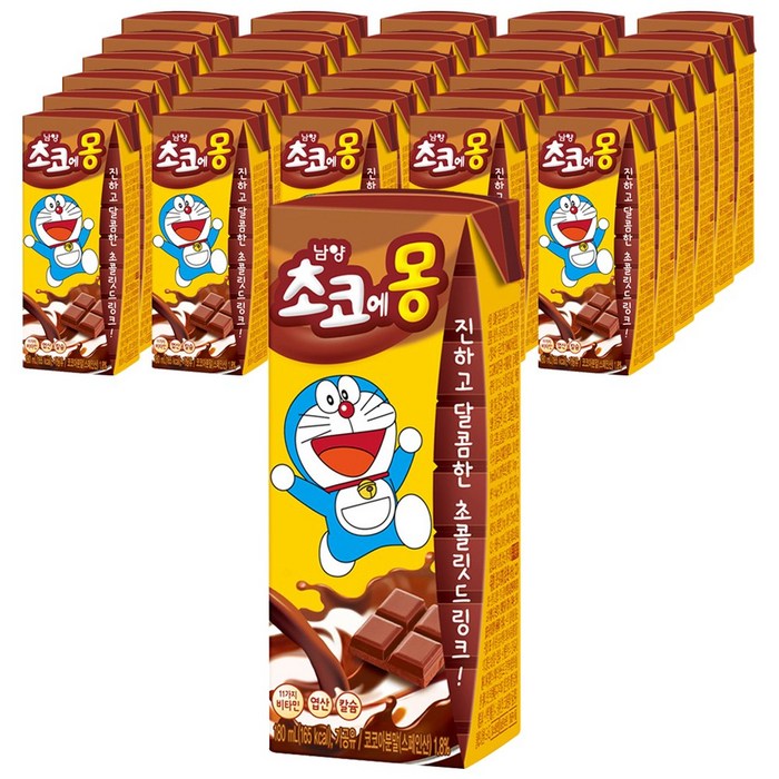 남양유업 초코에몽, 180ml, 48개 대표 이미지 - 초코우유 추천