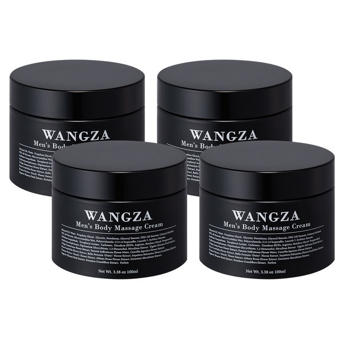 Wangza 왕자크림 남성마사지크림, 4개, 100ml 대표 이미지 - 왕자크림 추천