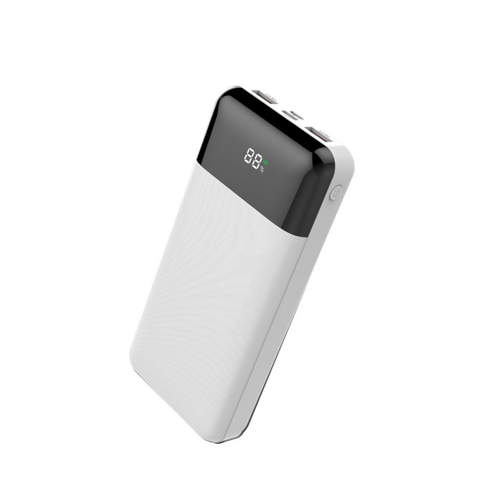 쿨린 고속충전 대용량 보조배터리 20000mAh 22.5W CL322, 화이트 대표 이미지 - 보조배터리 5000 추천