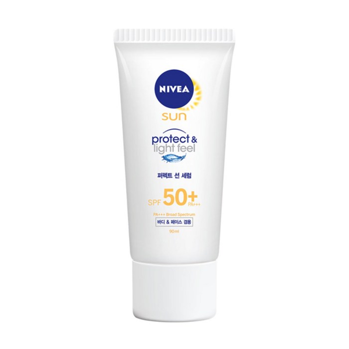 니베아 프로텍트 앤 라이트 필 퍼펙트 선 세럼 SPF50+ PA+++, 90ml, 2개 대표 이미지 - SPF50+ 선크림 추천