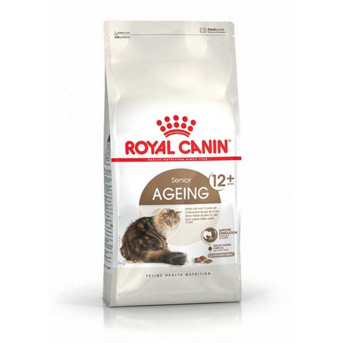로얄캐닌 캣 에이징 12+ 노령묘 고양이 사료, 4kg, 1개 대표 이미지 - 노견 사료 추천