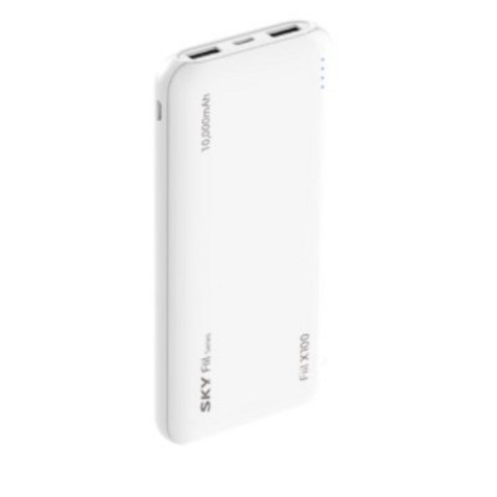 스카이 필 X100 보조배터리 10000mAh, SKY-X100, 블랙 대표 이미지 - 대용량 보조배터리 추천